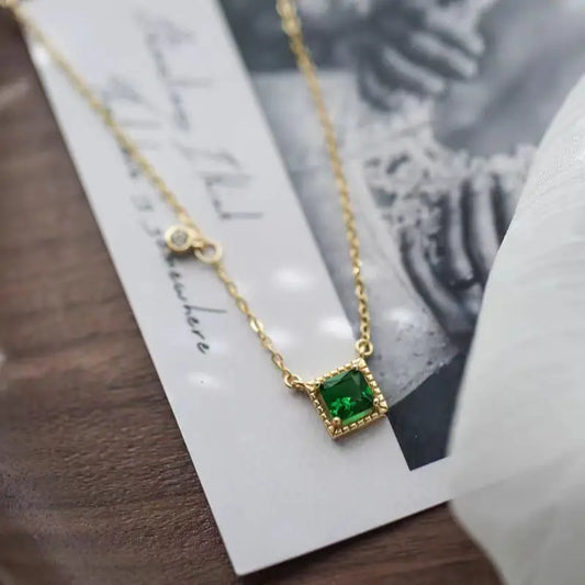 Vayori Signature Emerald Necklace